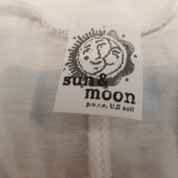 sun & moon Tunic Lace and Button Cuffs Cream Small - Picture 3 of 5